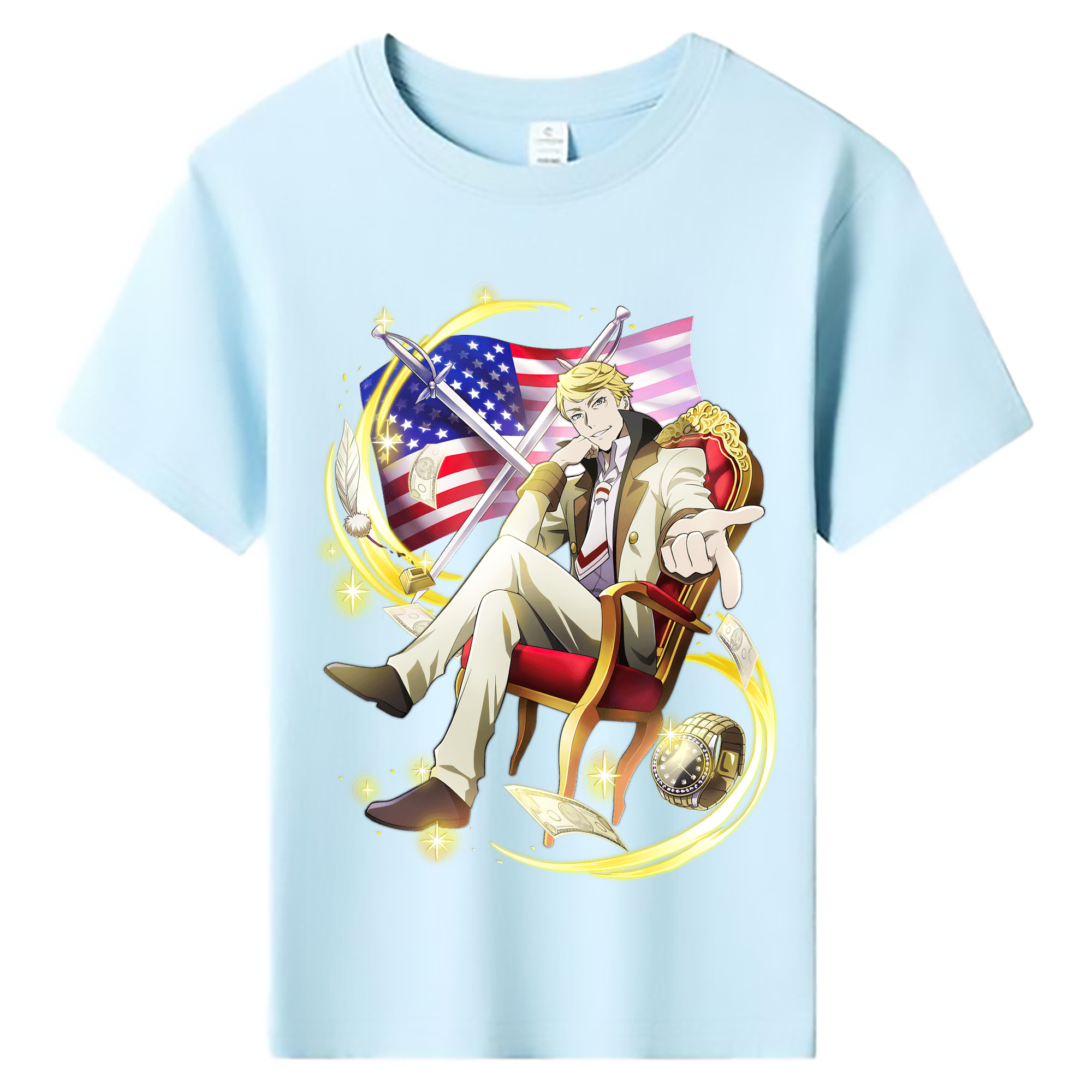 （画像用） 文豪ストレイドッグス Bungo Stray Dogs 綿100％キッズTシャツ（フロントプリント）